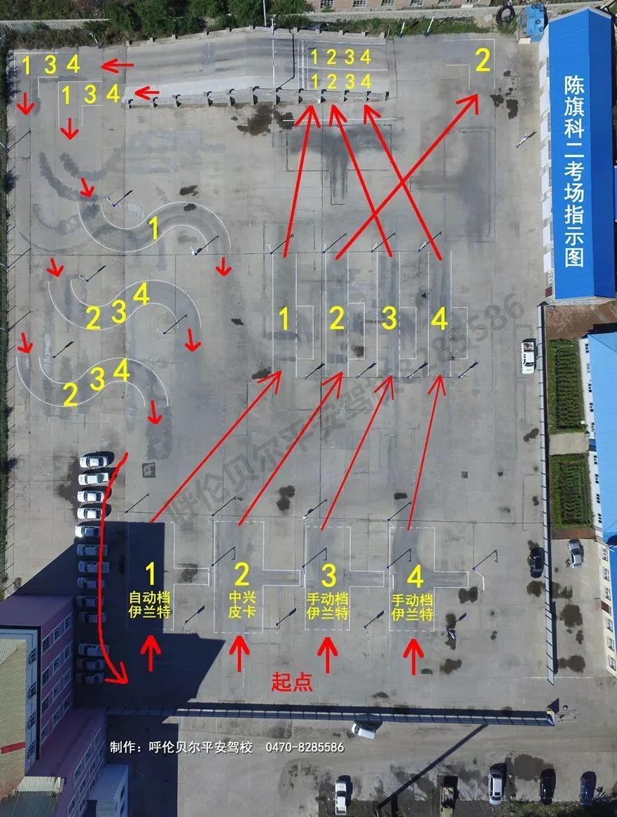 科目二丨10月1日后陈旗科二考场考试注意事项