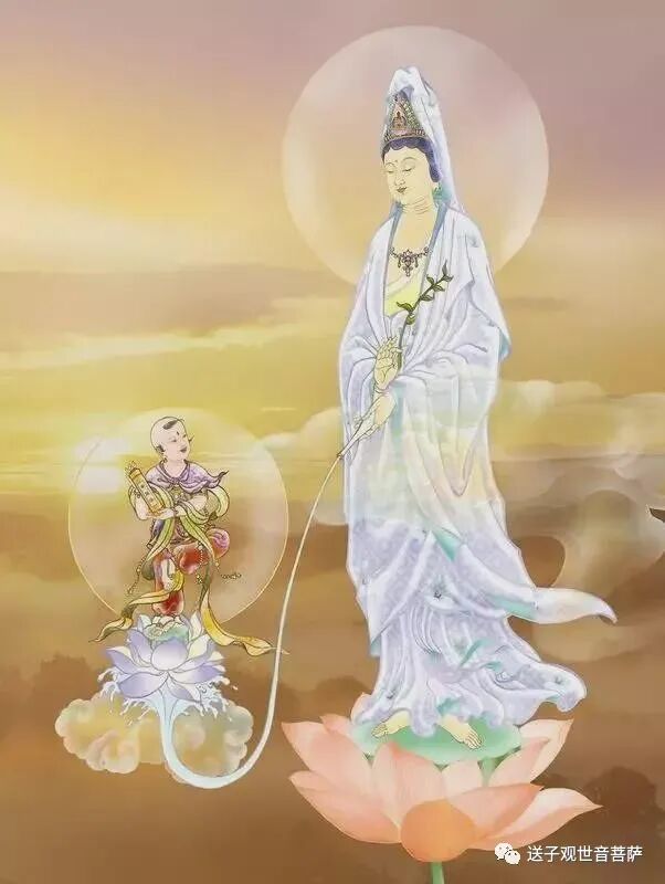 佛教菩萨观音今日来送子添丁大愿果真能让菩萨显灵观音菩萨观世音菩萨
