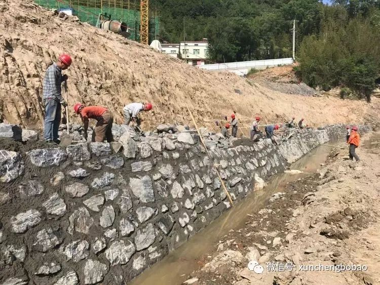 小河北防护区斜坡式河堤