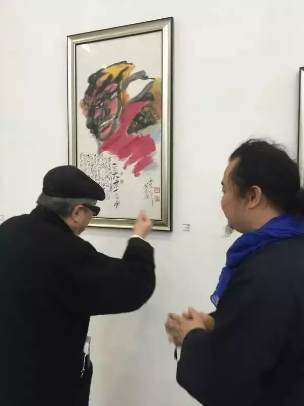 江油籍大写意禅画家吴年谷与中国国画大家戴敦邦老先生同展心记