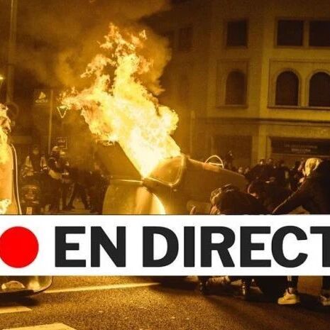 【欧浪网】暴乱示威第五晚  在强大防暴警力下示威相对要平静