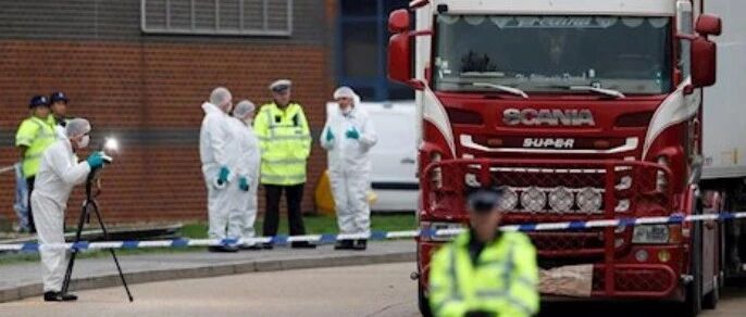 【欧浪网】英国货车惨案死者多数是越南人  已有五名疑犯被捕