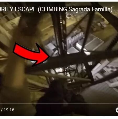 【欧浪网】年轻人太疯狂！3个Youtuber徒手攀登高迪圣家族教堂