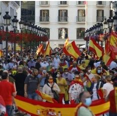 【欧浪网】西班牙极右派发起示威抗议政府危机管理