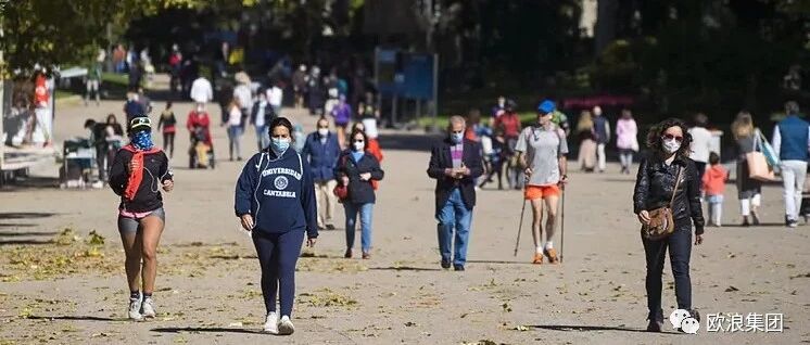 【欧浪网】马德里全城隔离第一天  人员流动反而更多了