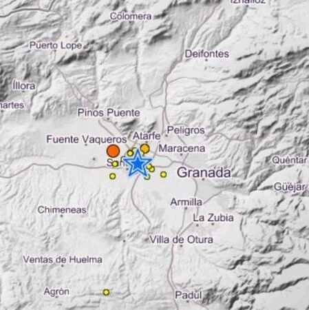 【欧浪网】南部Granada一带继续频繁微震  近几天感受上百次震颤