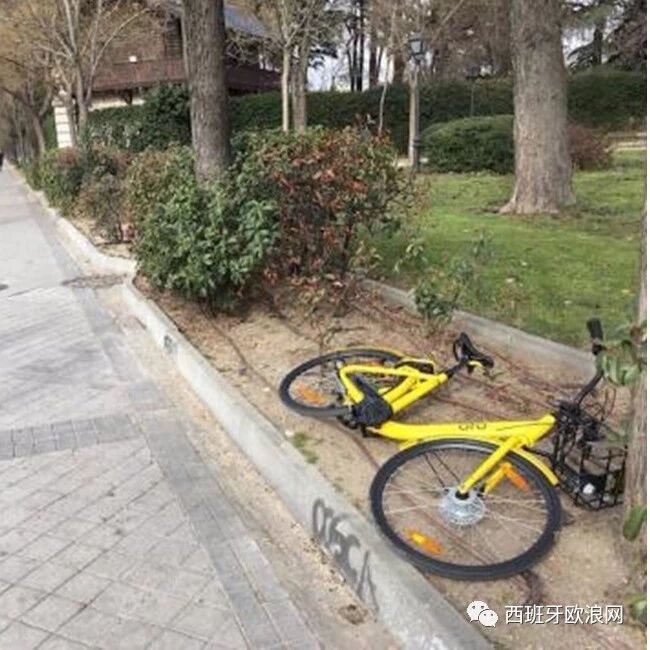 【欧浪网】中国小黄车将离开伊比利亚的土地 剩余车辆难处理