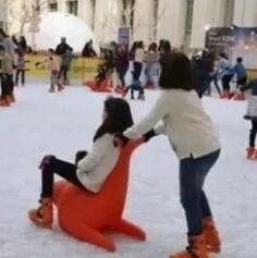 【欧浪游记】马德里溜冰场来啦！