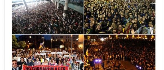 【欧浪网】加泰领袖声援暴力抗议：发出最坚定最坚决的呐喊