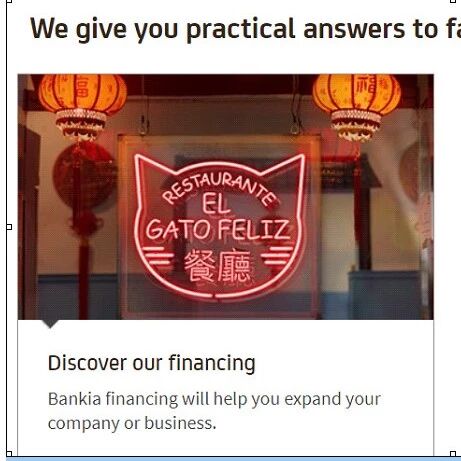 【欧浪网】“快乐的猫“：BANKIA贷款广告遭华人吐槽