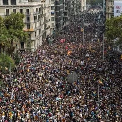 【欧浪网】加泰罗尼亚全线大罢工  整个城市瘫痪
