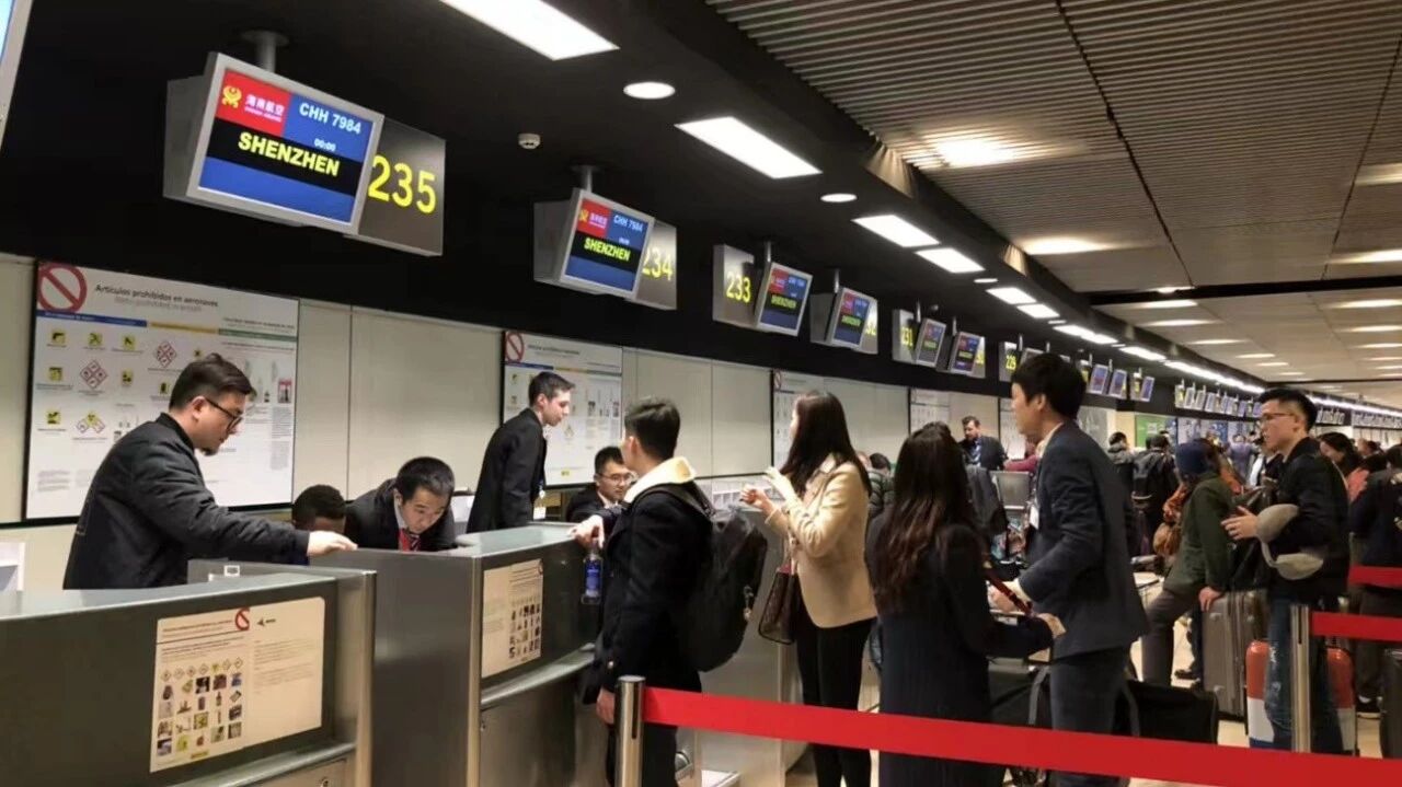 【欧浪网】海航马德里=深圳航线开通，首航仪式圆满举行