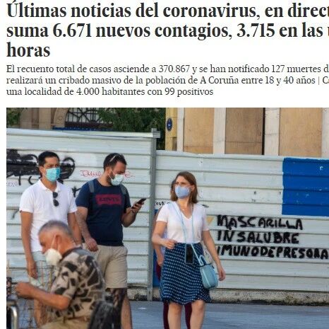 【欧浪网】西班牙疫情急剧恶化！日增6600例，单日死亡重新破百