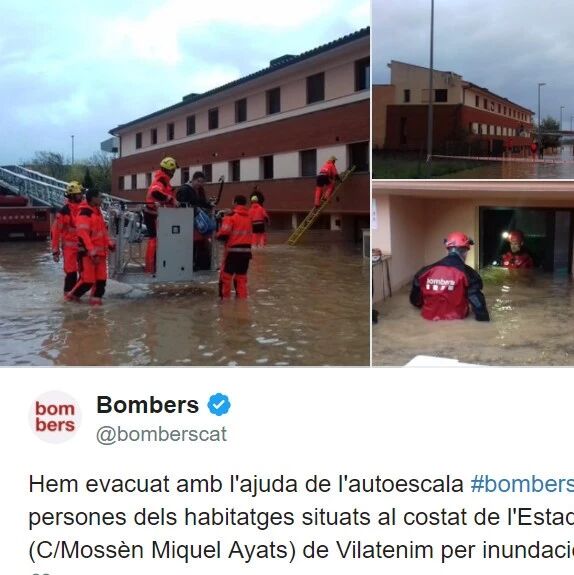【欧浪网】西班牙全境降雨预警 多地洪灾居民生活受影响