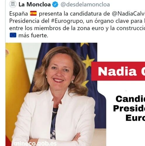 【欧浪网】竞选欧元集团主席 西班牙经济部长如当选将有利于获得欧洲重建资金