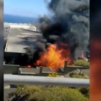 【欧浪网】西班牙海岛Tenerife中国货储存仓库起火  有两人受伤