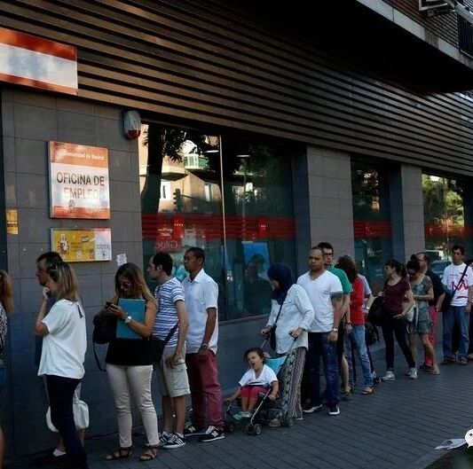 【欧浪网】西班牙实施防疫封锁 逾百万人没去找工作不算失业