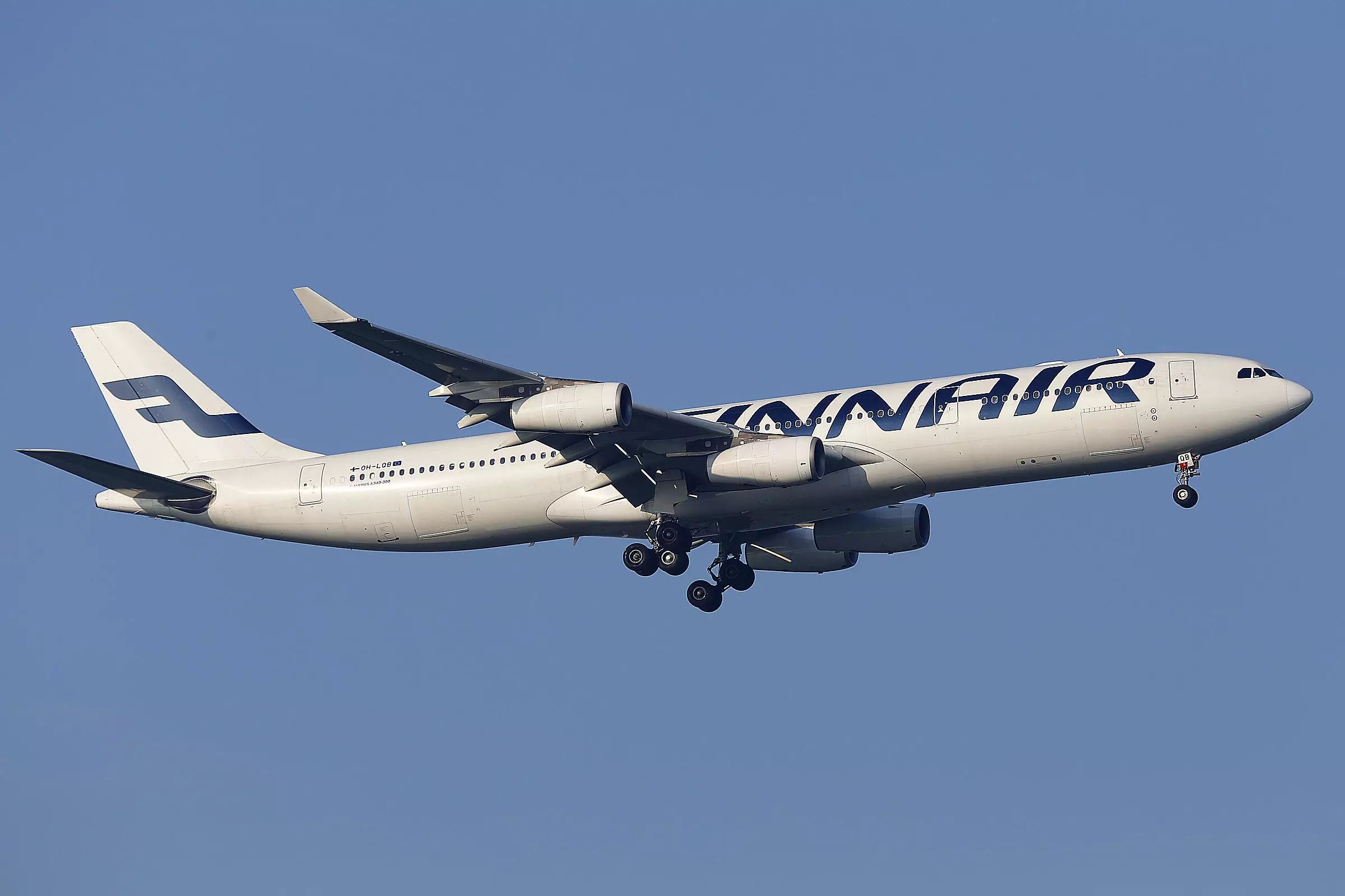 去年推送精选推荐—— 芬兰航空一共有过7架a340-300型客机.