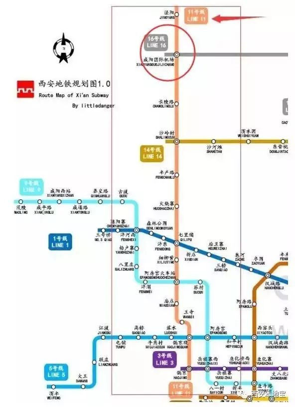 西安地铁最全17条线路一览,八号环线动工在即,看看你家附近的.