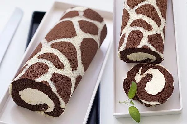 传说中 萌萌哒 长颈鹿芝士蛋糕卷，拿走吧 不用谢!