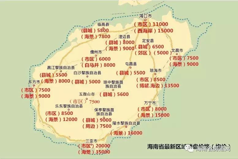 海南岛购房最新价格及购房攻略