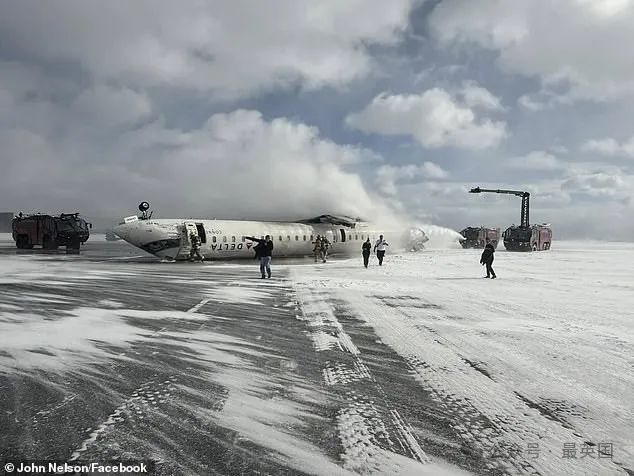 Aviation obsessives speculated on a message board that the jet may have been flipped by strong crosswinds