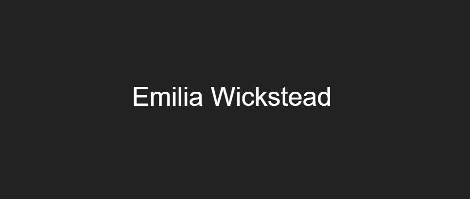 Emilia Wickstead|优雅重现年代光辉