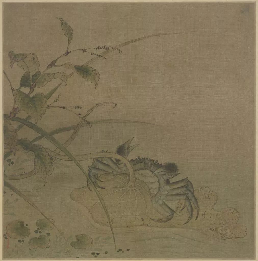 也以螃蟹为主体,当然还有象征和谐美好的,常见的是螃蟹与荷花在一起