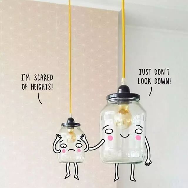 高萌英文插画告诉你：原来生活这么有趣