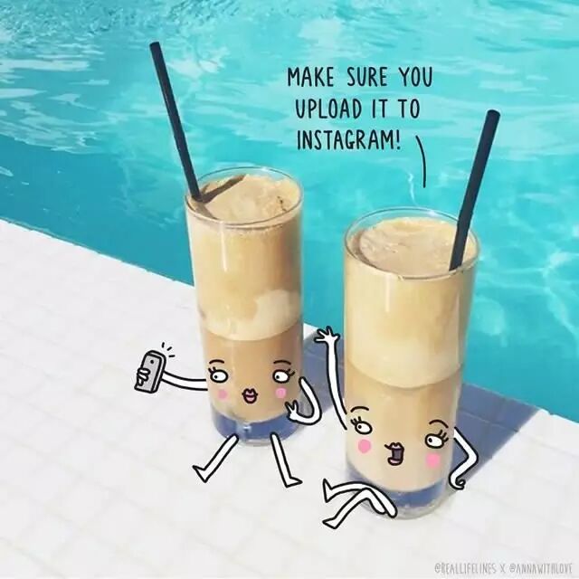 高萌英文插画告诉你：原来生活这么有趣