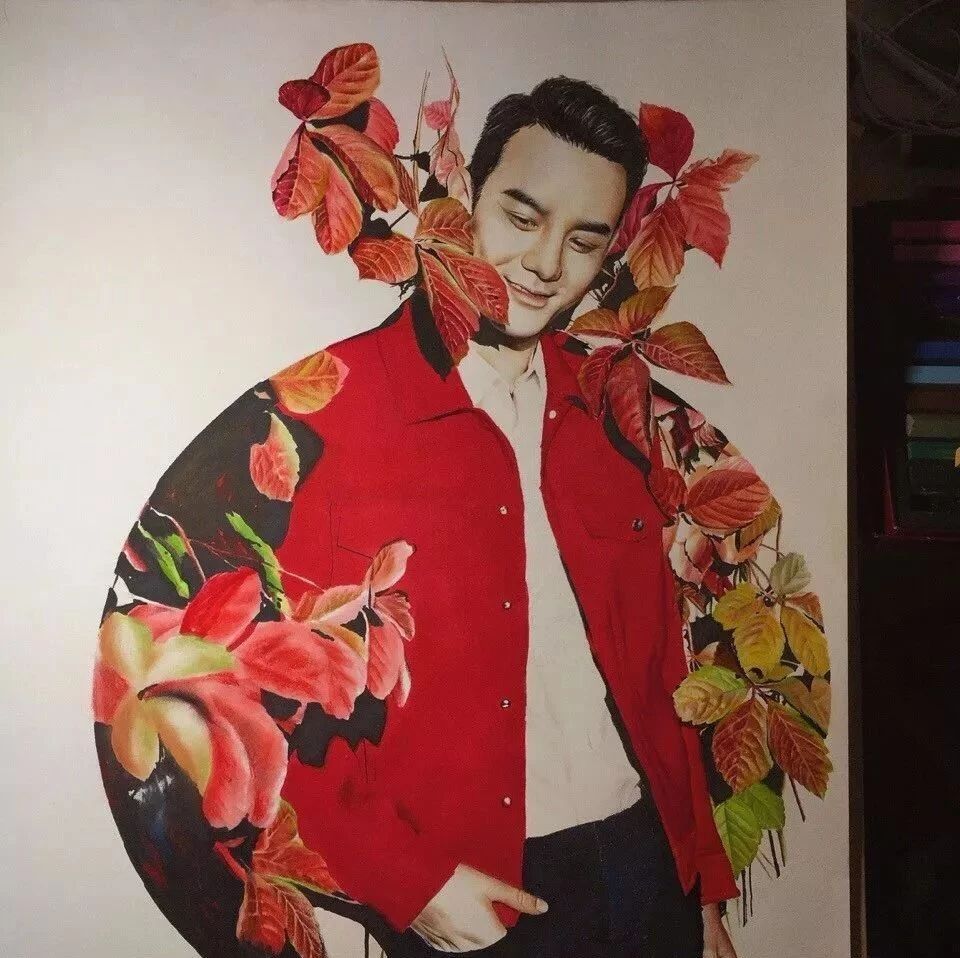 她不是美术生,却把王凯、霍建华等大咖画活啦~