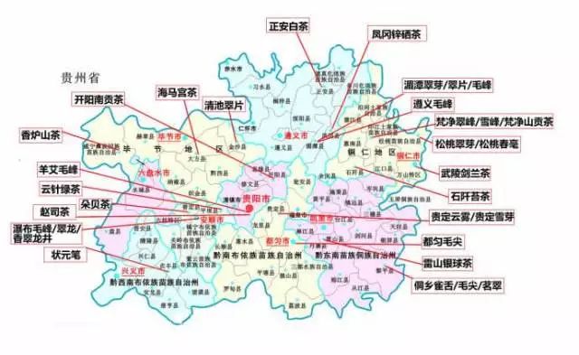 2013年评选的全国重点产茶县中贵州一共有7个,分别是:凤冈县,余庆县图片