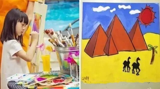 原来小孩的艺术感都是这样培养出来的…