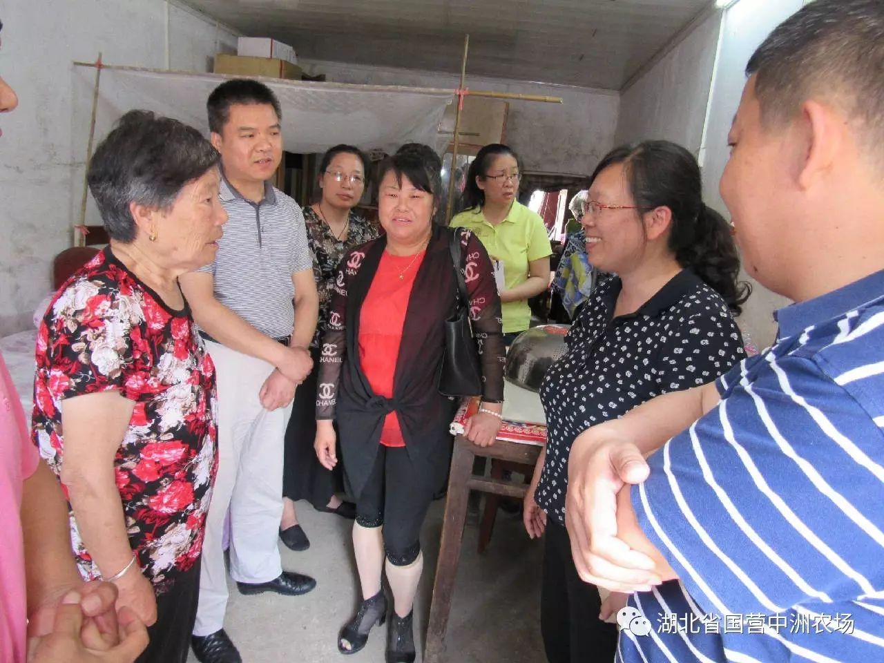 【计生动态】省计划生育协会领导走访慰问中洲农场计划生育困难家庭
