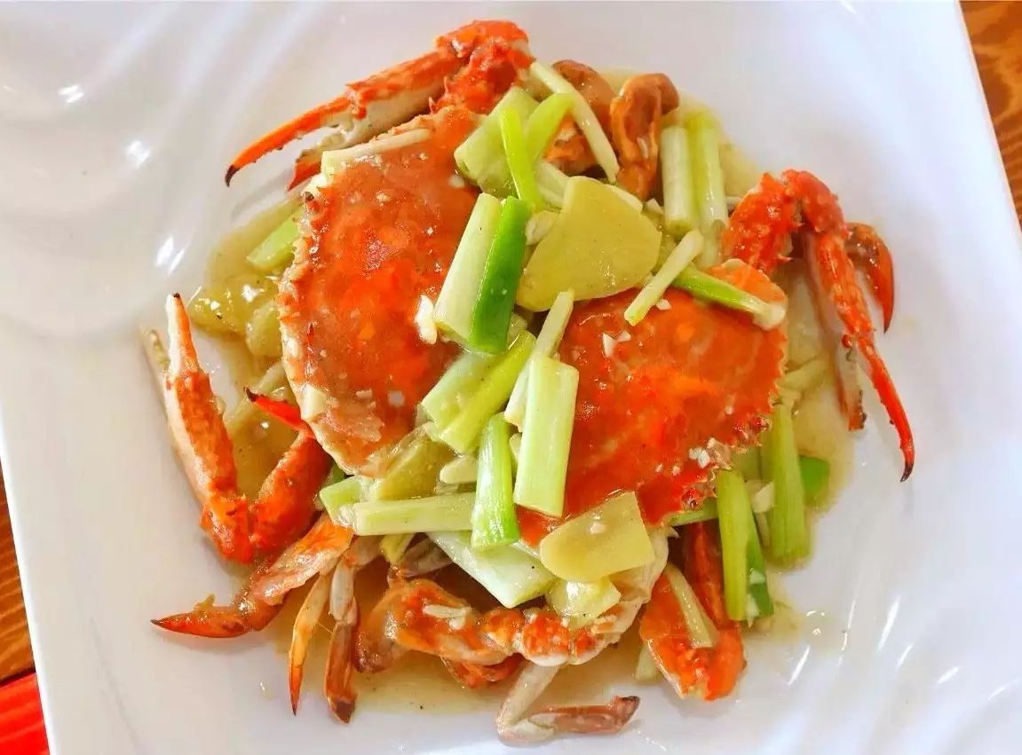 快乐海鲜丨姜葱炒梭子蟹