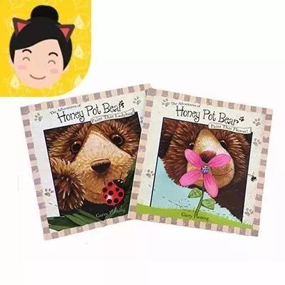 全网首团 | 可爱棕熊故事书,画鲜花,描瓢虫,绘画启蒙!