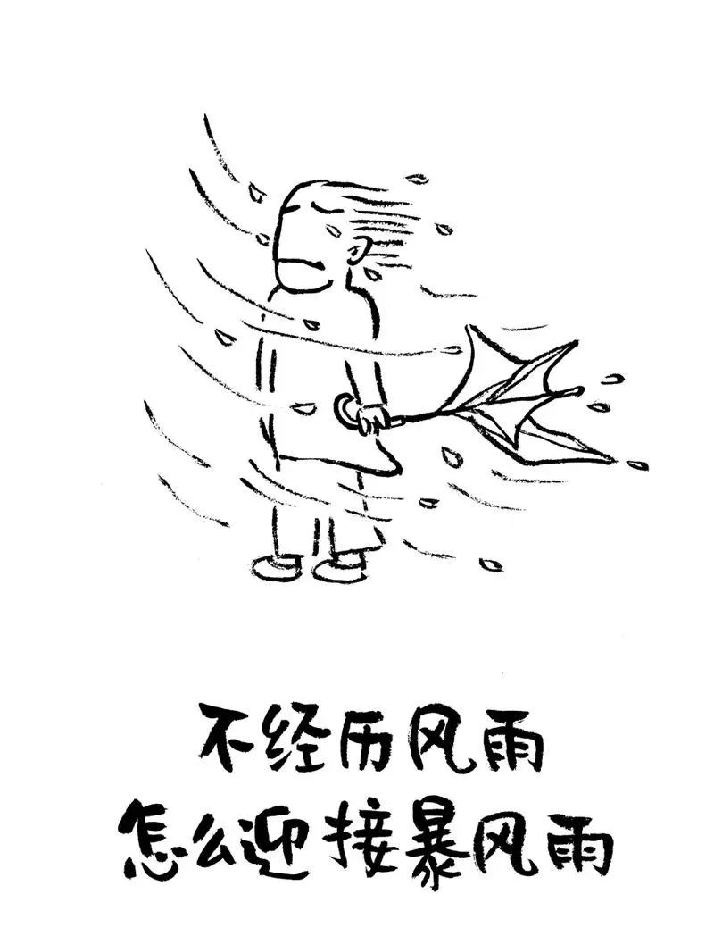 不经历风雨,怎么迎接暴风雨