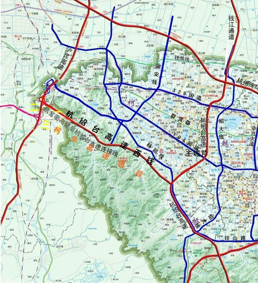 开工建设杭绍台高速西线 杭甬高速孙端互通