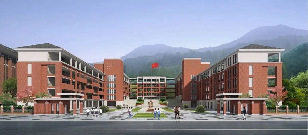 观山学校效果图其中,小学部由湖南建工观山房地产开发有限公司出资