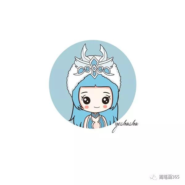 王者荣耀头像 简笔画大全