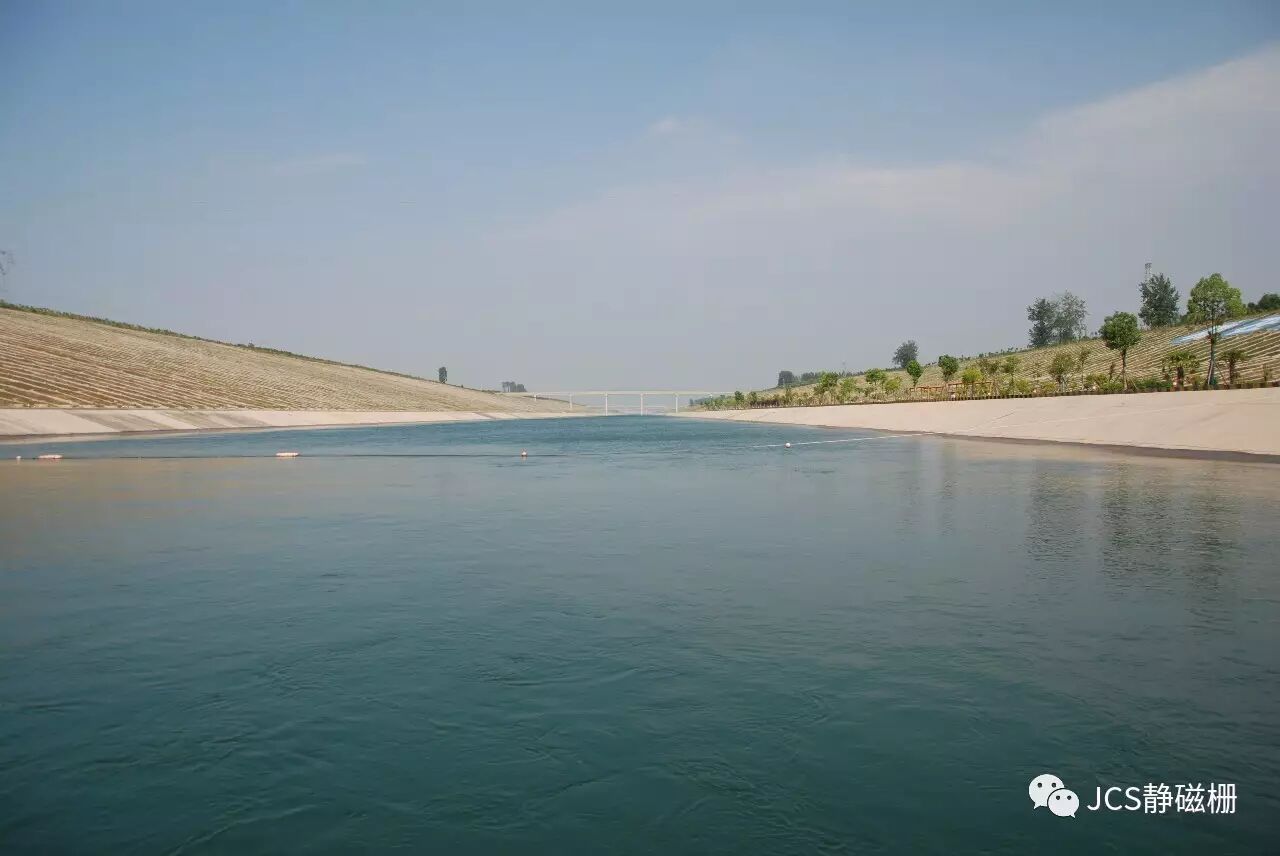 静磁栅公司回访参观南水北调渠首段