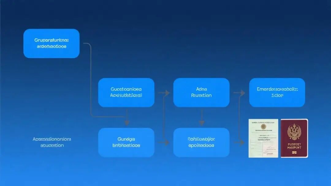 格鲁吉亚出生纸和护照办理流程示意图