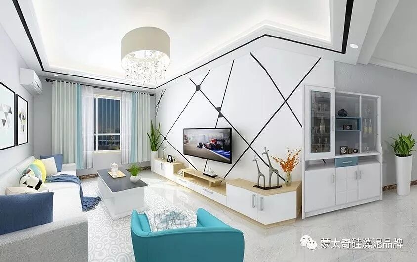 境美硅藻泥装修效果图 硅藻泥墙面装修效果图