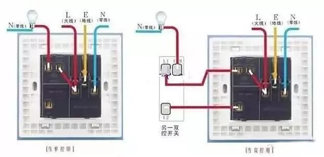 家庭电路控制系统大全,开关控制电路大全,值得收藏!