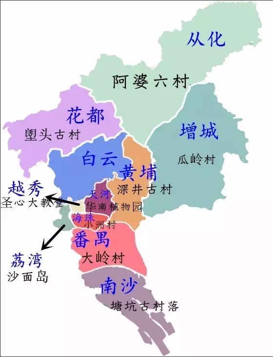 有人把广州地图画成这样,刷爆了朋友圈!