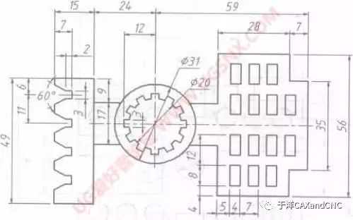 UG草绘练习题图纸，对学习很有帮助呦~~的图28