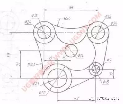 UG草绘练习题图纸，对学习很有帮助呦~~的图14