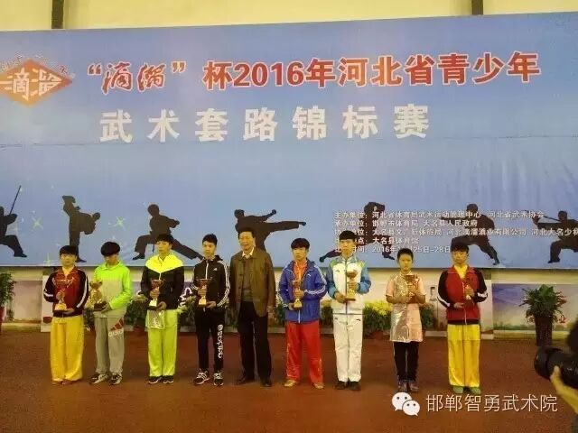 祝贺我院在2016年河北省武术套路锦标赛中取得骄人的成绩。-邯山区少林智勇武术学校