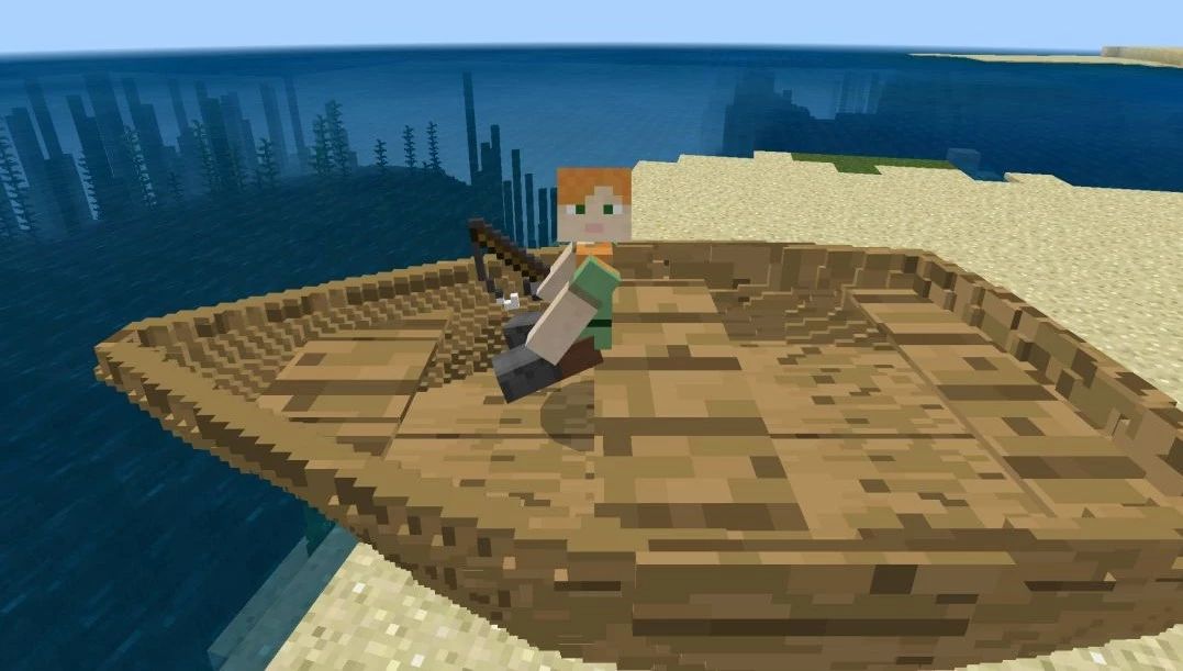 一个船坐5个小伙伴 这可是需要神秘配方的 我的世界minecraft 微信公众号文章阅读 Wemp