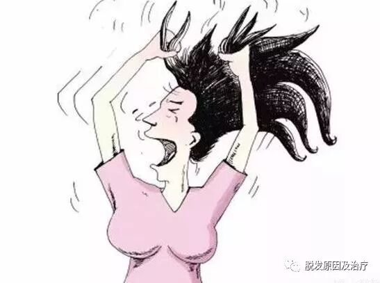 突然脱发很严重是怎么回事？
